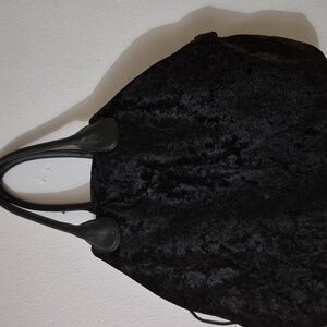 Vintage Velvet  Purse Black